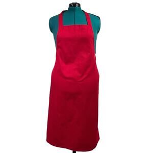 Red Kitchen Apron - Ties in Back - Multiple Uses